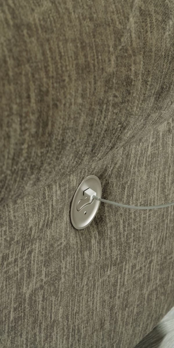 Signature Design By Ashley® Lubec 3-Piece Taupe Reclining Sofa 6 Signature Design By Ashley® Lubec 3-Piece Taupe Reclining Sofa - Image 4