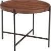 Coast2Coast Home™ Huntley Black/Brant Brown Accent Side Table -Furniture Store 26bf3be0 f7e0 4b54 ac9c 13decfd4b684