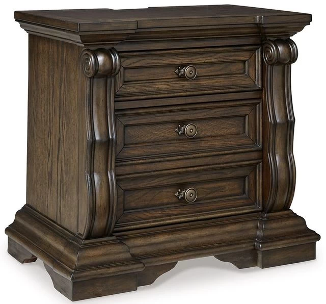 Signature Design By Ashley® Maylee Dark Brown Nightstand 3 Signature Design By Ashley® Maylee Dark Brown Nightstand