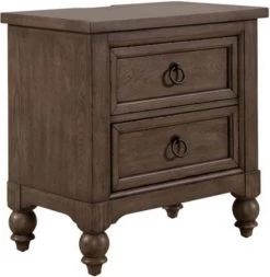 Liberty Americana Farmhouse Dusty Taupe Nightstand