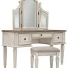 Signature Design By Ashley® Realyn Vanity/Mirror/Stool Set 2 Signature Design By Ashley® Realyn Vanity/Mirror/Stool Set -Furniture Store 299ee433 5682 4630 aa4c f0eaafb92789