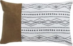 Signature Design By Ashley® Lanston 4-Piece Caramel/Black/White Pillows