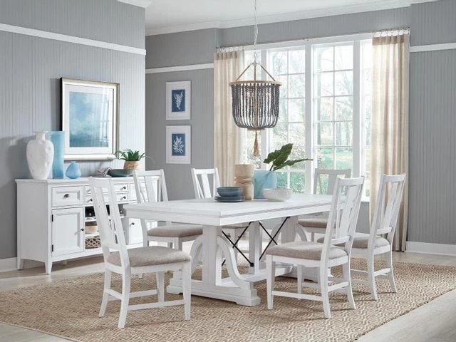 Magnussen Home® Heron Cove Chalk White Side Chair 5 Magnussen Home® Heron Cove Chalk White Side Chair - Image 3