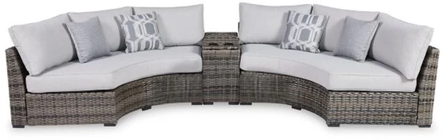 Signature Design By Ashley® Harbor Court 3-Piece Gray Outdoor Sectional 3 Signature Design By Ashley® Harbor Court 3-Piece Gray Outdoor Sectional