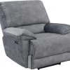 Steve Silver Co. Simone Smoked Grey Power Recliner