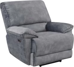 Steve Silver Co. Simone Smoked Grey Power Recliner