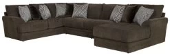 IAmerica Supernova Chocolate Right Arm Chaise Sectional