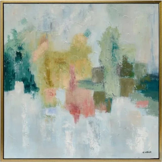 Crestview Collection Emeralds Gold/Green/Yellow Wall Art 3 Crestview Collection Emeralds Gold/Green/Yellow Wall Art