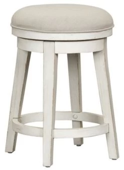 Liberty Furniture Modern Farmhouse White Console Swivel Stool - Set Of 2 -Furniture Store 2e88abdb b2ec 4608 ac6c c48a499c9762
