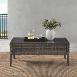 Crosley Furniture® Prescott Brown Outdoor Wicker Coffee Table -Furniture Store 2f2b2fbd e8e0 4aa4 aad8 3a8d93fc459d