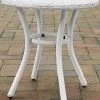 Crosley Furniture® Palm Harbor White Outdoor Wicker Round Side Table -Furniture Store 2fc21f2c 15d6 44cf 8b5a af9ab63bb675