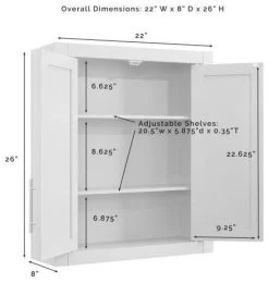 Crosley Furniture® Savannah Gray Wall Accent Cabinet -Furniture Store 31175b72 4f9e 4ae3 8d9b cc692321b928