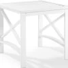 Crosley Furniture® Kaplan White Outdoor Side Table -Furniture Store 3128af40 5487 4b5e 949a a37d1f073407
