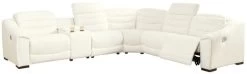 Signature Design By Ashley® Next-Gen Gaucho 6-Piece Chalk Power Reclining Sectional With Armless Power Recliners