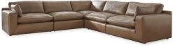 Signature Design By Ashley® Emilia 5-Piece Caramel Modular Sectional