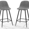 Crosley Furniture® Weston 2-Piece Distressed Gray Counter Stool Set -Furniture Store 374abcd8 28cb 47eb 8633 41efecb51a64