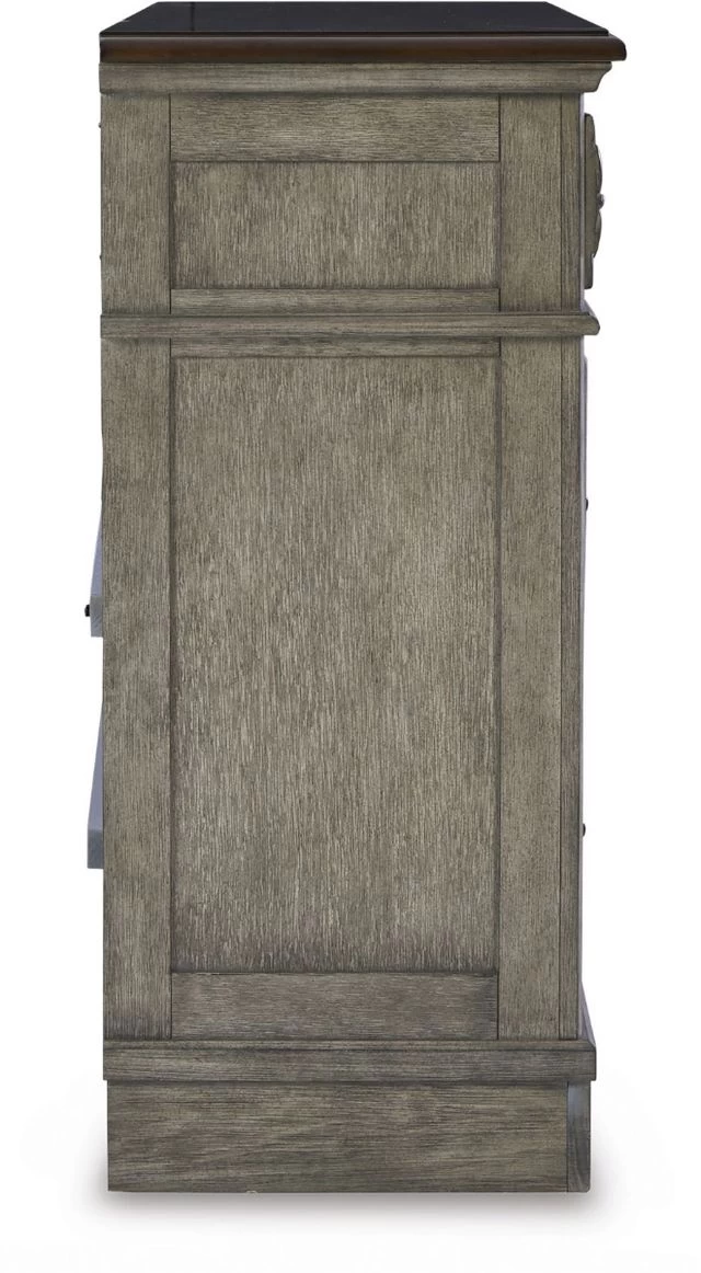 Signature Design By Ashley® Lodenbay Antique Gray Dresser And Mirror 5 Signature Design By Ashley® Lodenbay Antique Gray Dresser And Mirror - Image 3