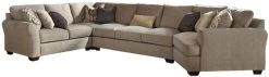 Benchcraft® Pantomine 4-Piece Driftwood Left-Arm Facing Sectional With Cuddler And Armless Sofa
