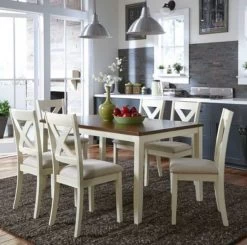 Liberty Thornton 7-Piece Two-Tone Rectangular Table Set