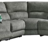 Signature Design By Ashley® Goalie 6-Piece Pewter Reclining Sectional