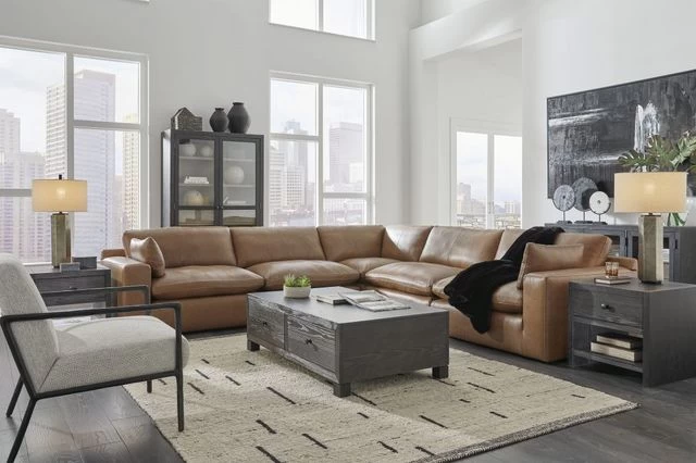 Signature Design By Ashley® Emilia 5-Piece Caramel Modular Sectional 5 Signature Design By Ashley® Emilia 5-Piece Caramel Modular Sectional - Image 3