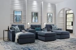 Drew & Jonathan Home ModularOne New Horizon Indigo 6pc Modular Sectional