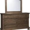 Signature Design By Ashley® Flynnter Medium Brown Dresser And Mirror