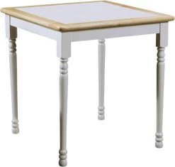 Coaster® Carlene Natural Brown/White Square Top Dining Table