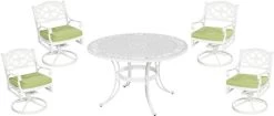 Homestyles® Sanibel 5-Piece White Outdoor Dining Set