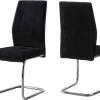 Monarch Specialties Dining Chair, Set Of 2, Side, Upholstered, Kitchen, Dining Room, Velvet, Metal, Black, Chrome, Contemporary, Modern -Furniture Store 4185170b 9506 47c7 a494 f9edcd6ee273