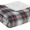 Olliix By Woolrich Ridley Black Softspun Down Alternative Oversized Throw -Furniture Store 4271f6b3 de36 491e 95ab d311ce7dadfb