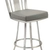 Armen Living Cleo Gray 26" Swivel Bar Stool 2 Armen Living Cleo Gray 26" Swivel Bar Stool -Furniture Store 42c9eedf cacf 47fa bbef 51a4b9280ea0