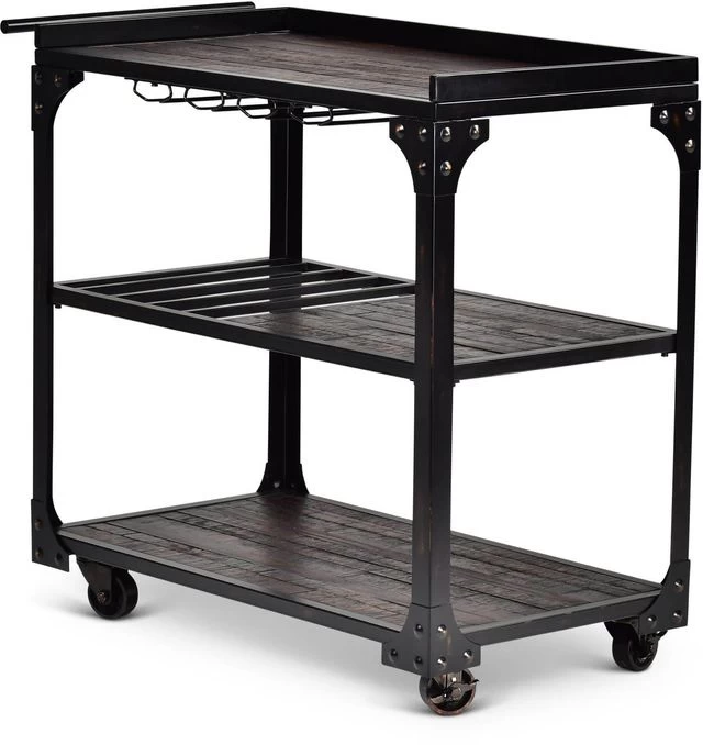 Steve Silver Co. Sherlock Bar Cart 5 Steve Silver Co. Sherlock Bar Cart - Image 3