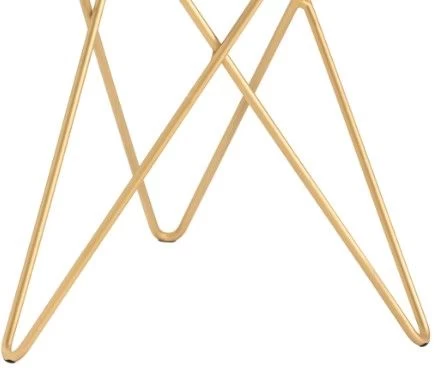 Crestview Collection Olivia Gold Accent Table With Agate Top 5 Crestview Collection Olivia Gold Accent Table With Agate Top - Image 3