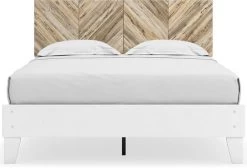 Signature Design By Ashley® Piperton Matte White Queen Panel Platform Bed -Furniture Store 449d2465 d404 46a3 a305 82871d6aea9d