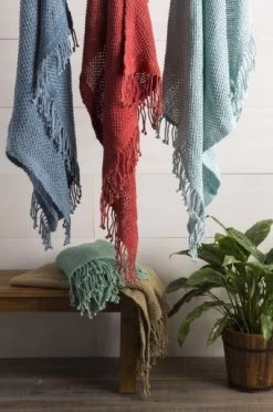 Surya Tibey Tan 50"x70" Throw Blanket -Furniture Store 45c8afee 51ed 4302 b654 3f3738688cb5