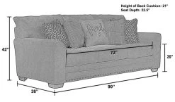 IAmerica Kristin 3 Seat Sofa 7 IAmerica Kristin 3 Seat Sofa -Furniture Store 4b4edd44 955d 428e bd3f a51852801a3c