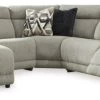 Signature Design By Ashley® Colleyville 5-Piece Stone Power Reclining Sectional With Chaise -Furniture Store 4d001eba 5904 4933 867c 33350c1fef65
