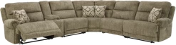 Signature Design By Ashley® Lubec 6-Piece Taupe Power Reclining Sectional With Armless Recliner And Armless Chair -Furniture Store 4d60ee11 5fb3 41d9 a5a5 8440fc611b9e