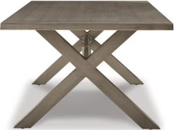Signature Design By Ashley® Beach Front Beige Outdoor Dining Table -Furniture Store 4d78ddc5 980f 4463 ba6d 33b918b62135