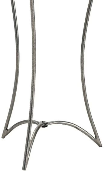 Crestview Collection Bengal Manor Harlow Cream Agate Top Accent Table With Silver Base 5 Crestview Collection Bengal Manor Harlow Cream Agate Top Accent Table With Silver Base - Image 3