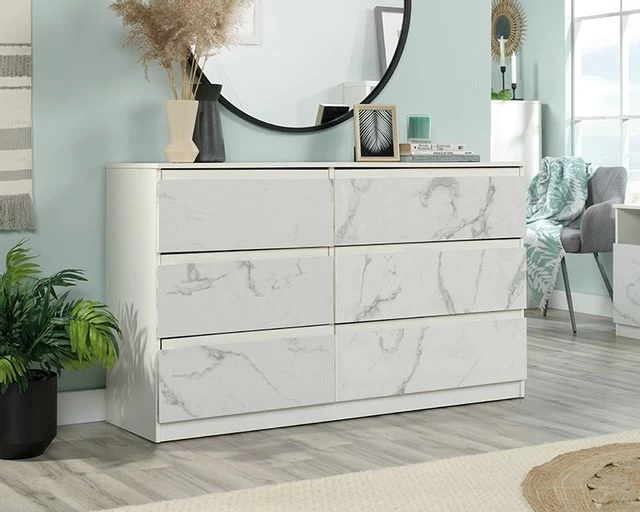Sauder® Hudson Court® Pearl Oak™ Dresser 3 Sauder® Hudson Court® Pearl Oak™ Dresser - Image 2