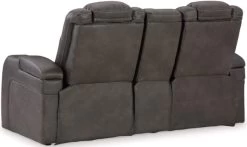Signature Design By Ashley® Fyne-Dyme Shadow Power Reclining Loveseat With Console 11 Signature Design By Ashley® Fyne-Dyme Shadow Power Reclining Loveseat With Console -Furniture Store 4f8f0bf1 d2fc 4f84 9518 39209c38da44