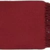 Surya Turner Bright Red 50"x60" Throw Blanket -Furniture Store 50ac83b4 1fc6 4212 9d2f d7d6e0dd92ea