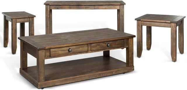 Sunny Designs™ Homestead Tobacco Leaf Chair Side Table 4 Sunny Designs™ Homestead Tobacco Leaf Chair Side Table - Image 2