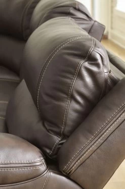 Signature Design By Ashley® Dunleith 2-Piece Chocolate Power Reclining Loveseat -Furniture Store 52c02dde c604 419e 943a e4337b6499df