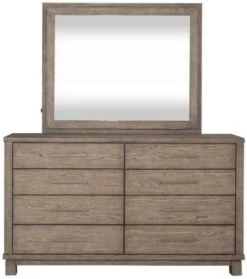 Liberty Canyon Road Burnished Beige Dresser With Mirror -Furniture Store 536798b3 7d6a 4101 a6fc 6ed089d16495