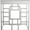 Coaster® Dafina Chrome Geometric Frame Square End Table 1 Coaster® Dafina Chrome Geometric Frame Square End Table -Furniture Store 5368503f 921a 4050 ac02 fe44e41ac90d