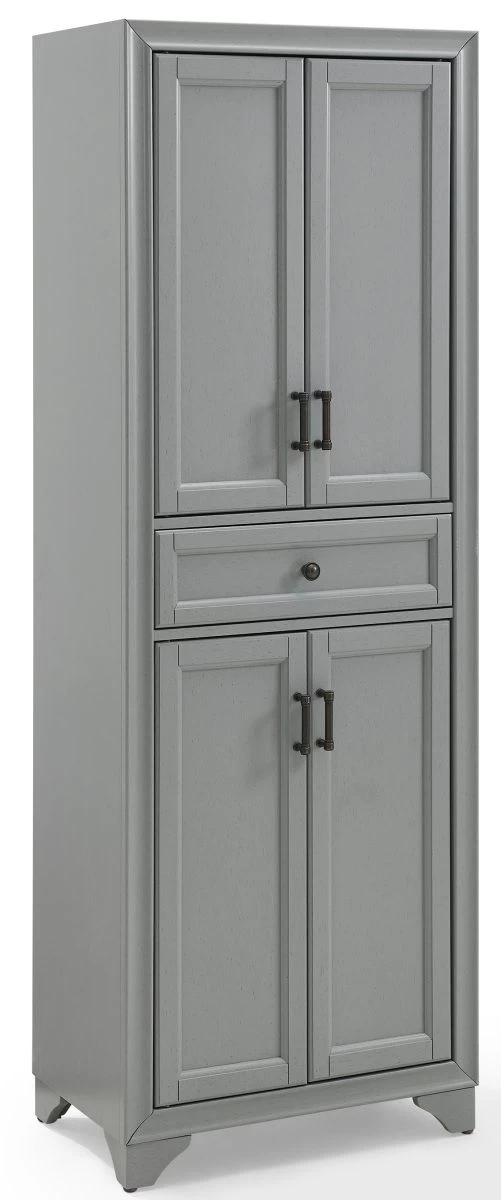 Crosley Furniture® Tara Distressed Gray Pantry 3 Crosley Furniture® Tara Distressed Gray Pantry