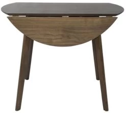 Liberty Space Savers Satin Walnut Drop Leaf Table -Furniture Store 55915550 13be 4e89 b11b bf54436d1c59